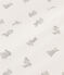 Rabbit patterned cotton TOG 2-rated sleeping bag MARSHMALLOW white/GRIS grey