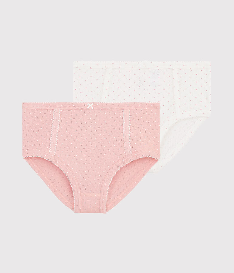 Women's high-waist briefs - Set of 2 multicolor