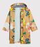 Girls' Waxed Coat COPPER pink/MULTICO white