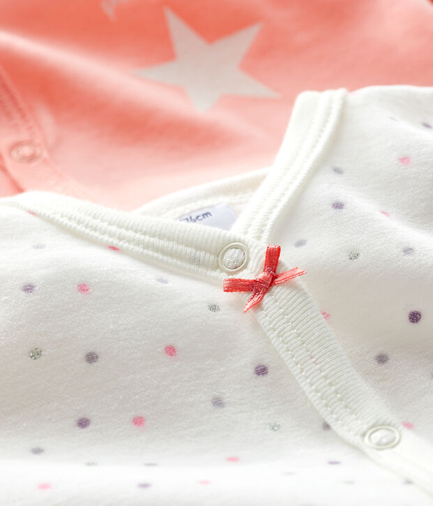 Baby Girls' Sleepsuit in Velour - 2-Piece Set multicolor