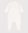 Starry Velour Sleepsuit MARSHMALLOW white/GRIS grey