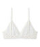 Girl's padded polka dot bra LAIT white/CUIVRE brown