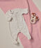 Babies' velour pyjamas MARSHMALLOW white/MULTICO white