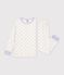 Children's velour pyjamas with hearts white/multicolor