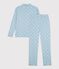 Women's buttoned printed cotton pyjamas MIMI /ECUME