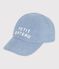 Babies' Petit Bateau cap in light-coloured denim BLEU CLAIR blue
