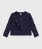 Children's plain cotton cardigan SMOKING