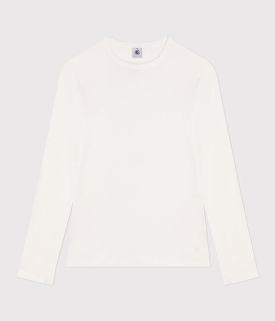 Women's Iconic Cocotte Stitch Cotton T-Shirt ECUME | Petit Bateau