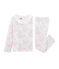 Girls' Tube Knit Pyjamas MARSHMALLOW white/MULTICO white
