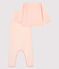 Babies' Ribbed Clothing - 2-Piece Set FLEUR pink/GEISHA pink