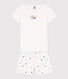 Girls' Sealife Themed Short Cotton Pyjamas