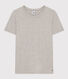 Women's Straight Round-Neck Cotton T-Shirt