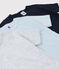 Boys' Short-Sleeved Plain Organic Cotton T-shirts - 2-Pack variante 1