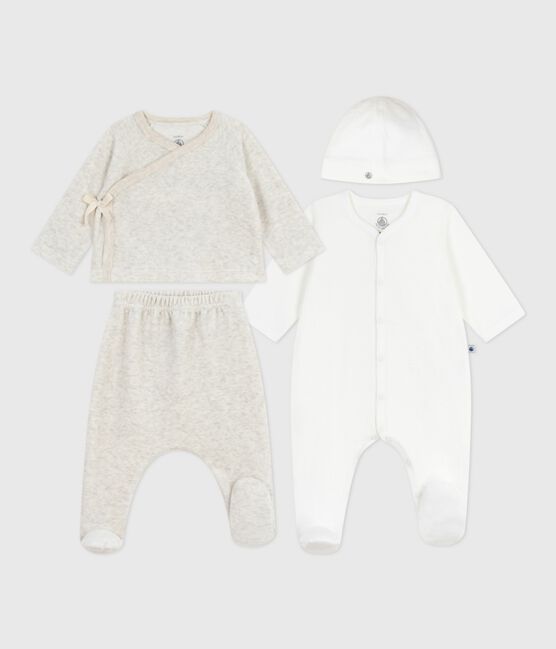 Babies' plain velour gift set variante 1