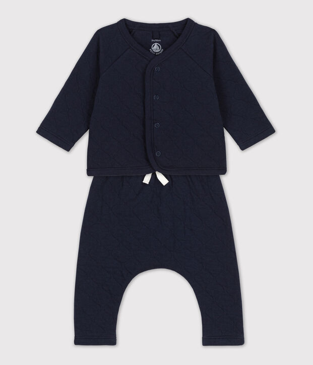 Babies' Padded Cotton Clothing - 2-Piece Set SMOKING