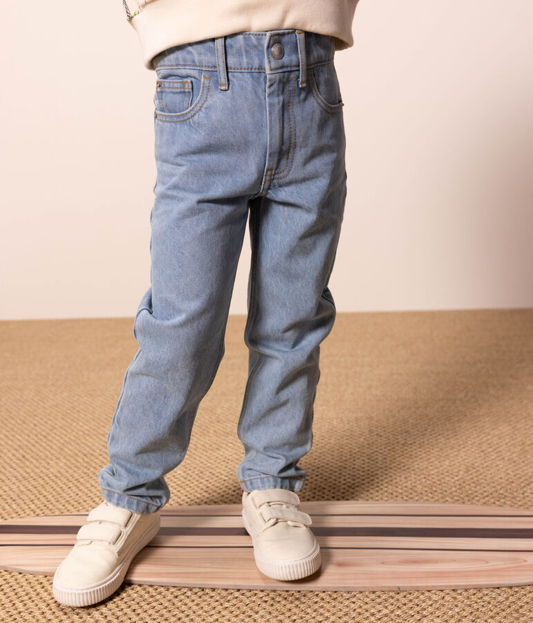 Boys' Straight-Fit Denim Trousers blue