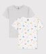 Boys' Short-Sleeved Organic Cotton T-shirts - 2-Pack