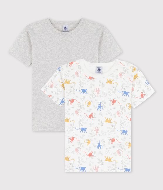 Boys' Short-Sleeved Organic Cotton T-shirts - 2-Pack variante 1
