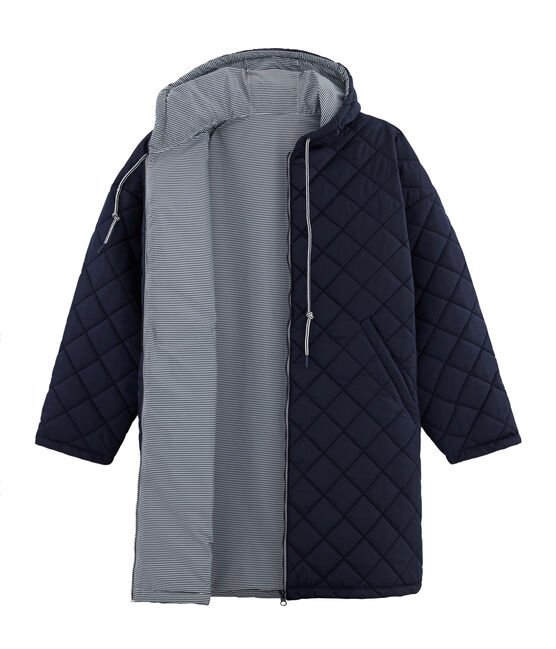 Unisex Warm Long Windbreaker SMOKING blue