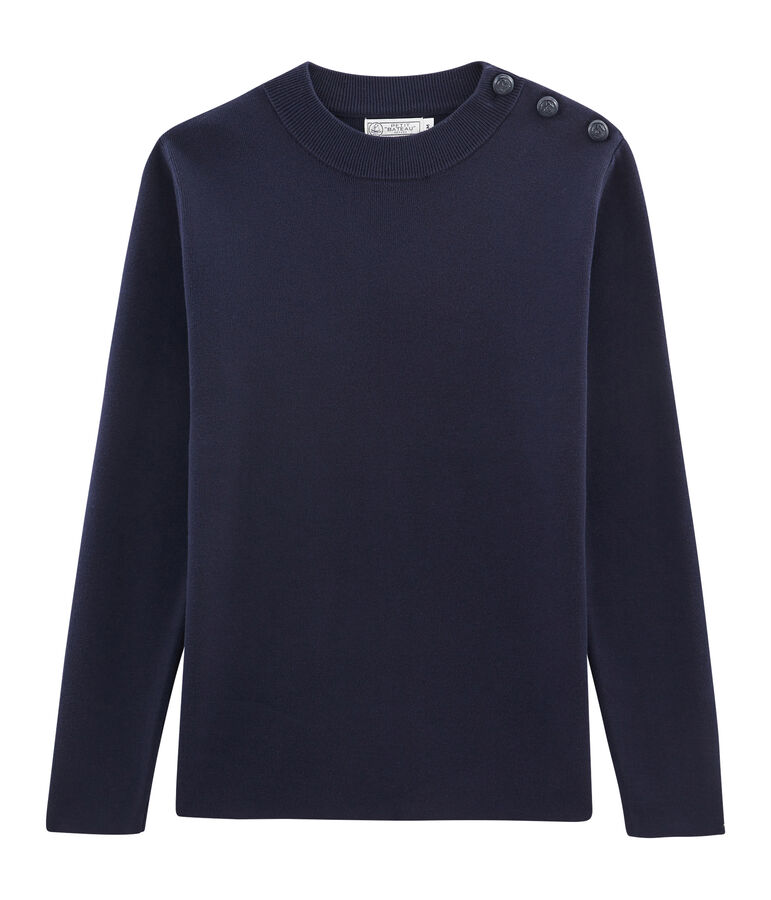 Men's Plain Sailor Pullover blue