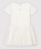 Girls' Tulle Formal Dress MARSHMALLOW white/ARGENT grey