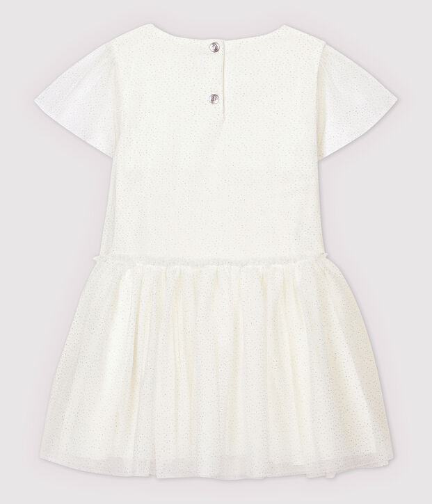 Girls' Tulle Formal Dress white/grey