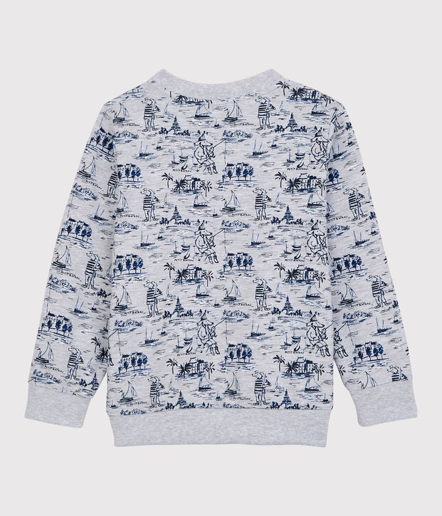 Boys' Fleece Sweatshirt grey/multicolor
