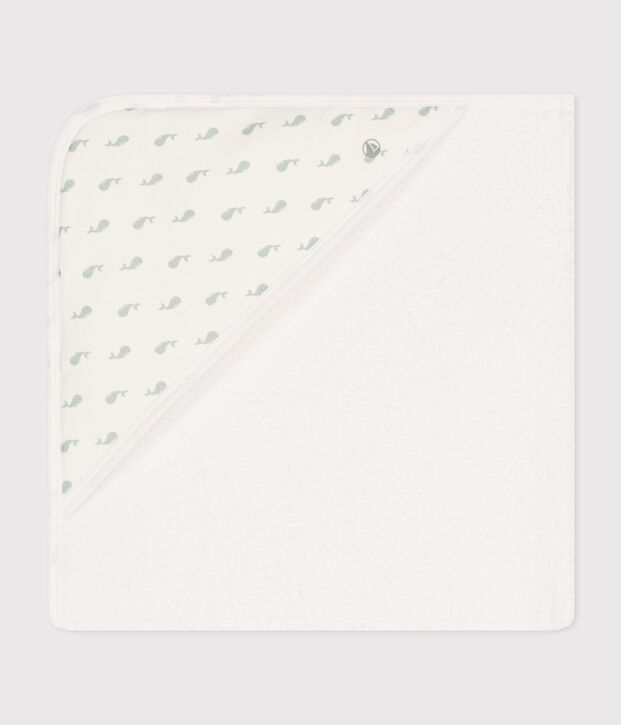 Babies' bath square white/green