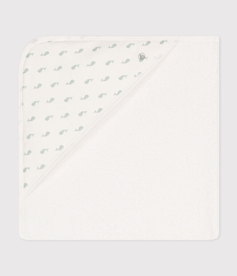 Babies' bath square white/green