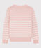 Girls' Wool/Cotton Jumper MINOIS pink/MARSHMALLOW white