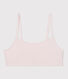Women's cotton and elastane bra top