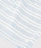 Girls' Stripy Short-Sleeved Cotton Dress GOMME /MARSHMALLOW