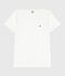 Iconic Women's Admiral Collar Cotton T-Shirt  ECUME white