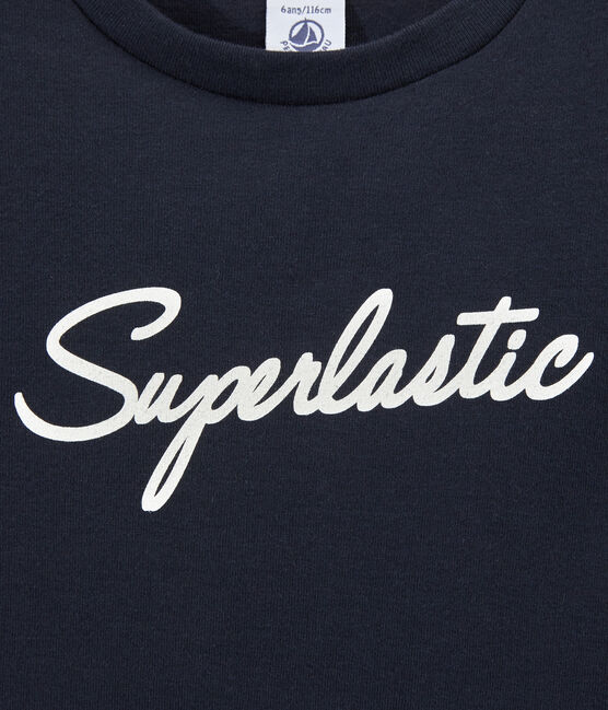 Boys' T-shirt with motif SMOKING blue