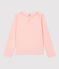 Girls' Long-Sleeved Cotton T-Shirt MINOIS pink
