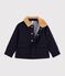 Children's pea coat-style jacket in plain woollen broadcloth SMOKING