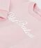 Babies' Petit Bateau embroidered cotton sweatshirt JOLI pink
