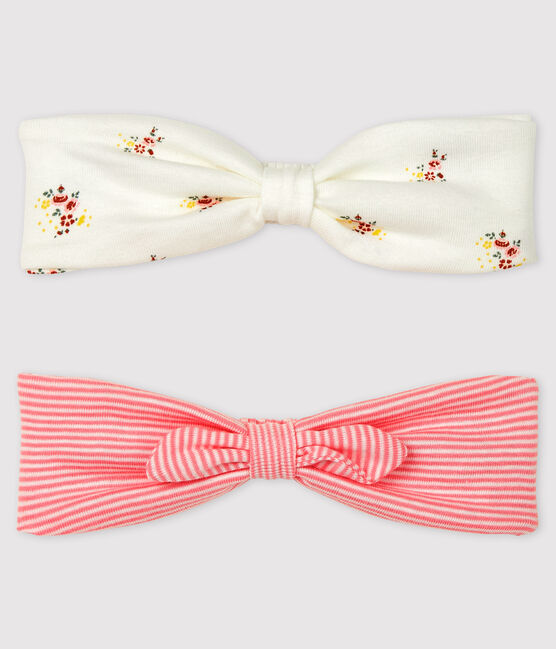 Baby Girls' Headbands - Striped and Plain variante 1