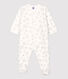 Babies' Starry Velour Sleepsuit