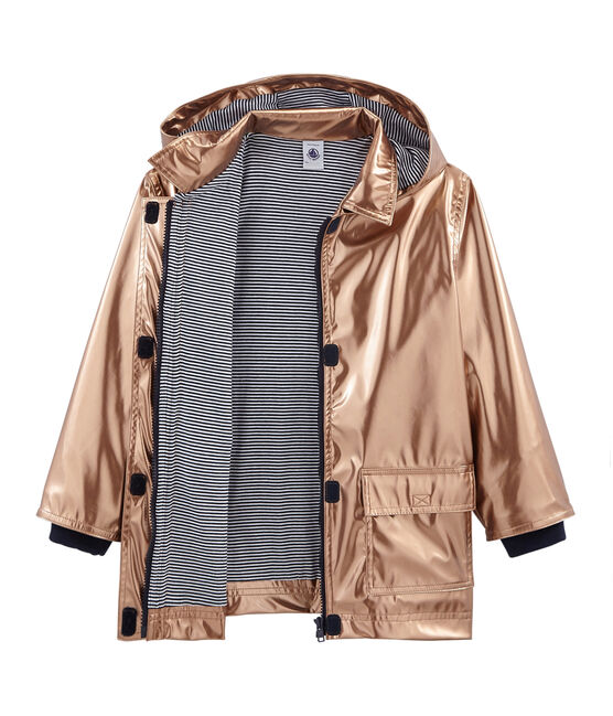 Girls' raincoat COPPER
