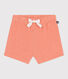 Babies' cotton terry shorts