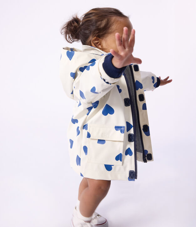 Babies' iconic raincoat blue/blue