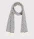Unisex Striped Cotton Scarf