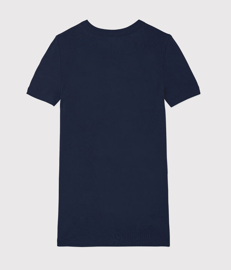 Women's Iconic Round Neck T-Shirt SMOKING blue