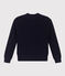 Women's Fisherman's RIb Cotton Pullover SMOKING blue