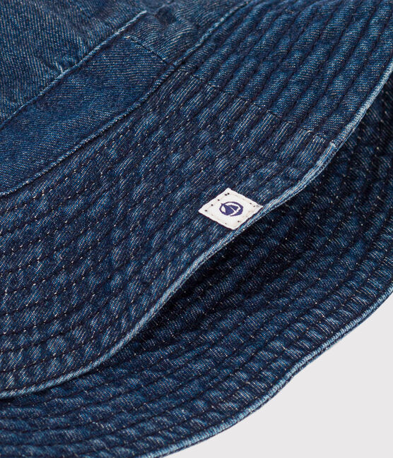 Babies' Organic Cotton Denim Bucket Hat DENIM blue