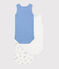 Babies' sleeveless printed cotton bodysuits - 3-Pack variante 1