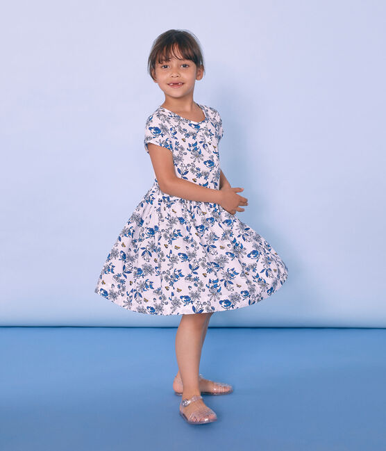 Girls' Dress MARSHMALLOW white/MULTICO white
