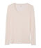 Women's long-sleeved lightweight cotton t-shirt FLEUR pink