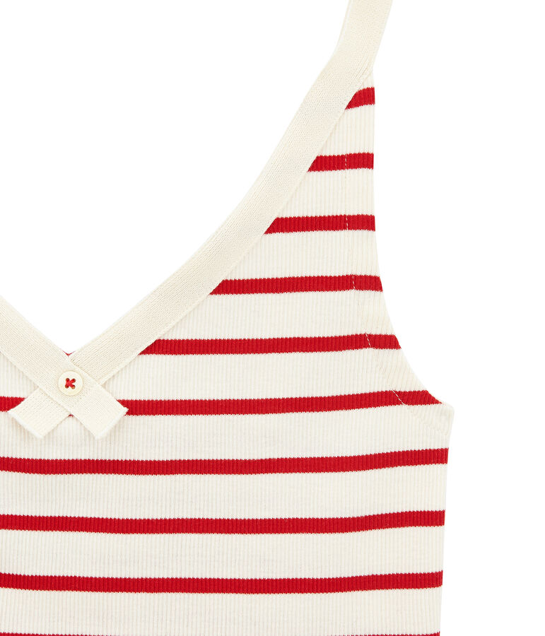 Vests 100 years panty woman white/red